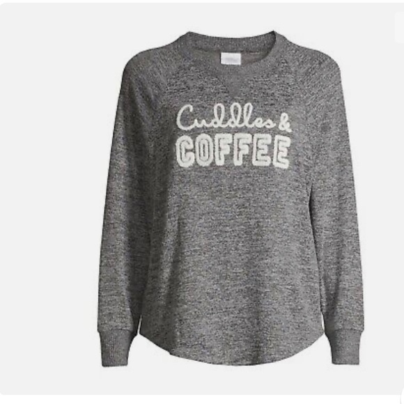 Gray Long Sleeve Loungewear Shirt. Size S. NWOT Gray - Picture 4 of 11